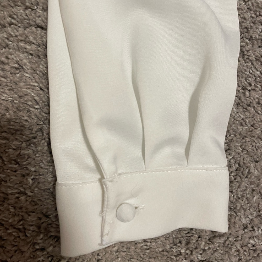 Cropped Collared Button Down - image 3